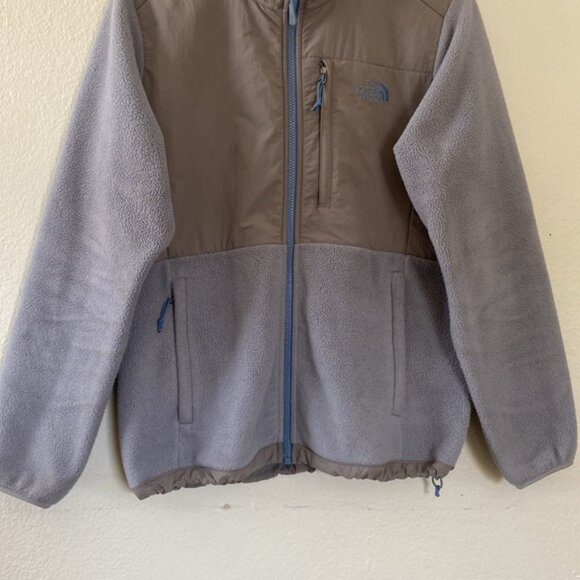 The North Face Denali Blue Gray Fleece Zip Nylon Jacket Women’s L - Picture 7 of 16
